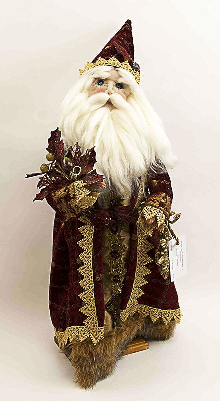 Pat MARGGRAF, “Christmas Wizard” Soft Scupture