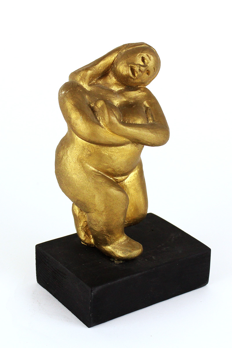 Sinclair Hamilton, Earth, Gold Nude Sculpture
