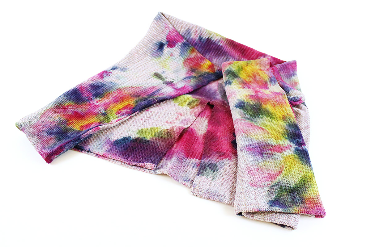 Kim Potter, Hand Woven Tie-Dye Cacoon
