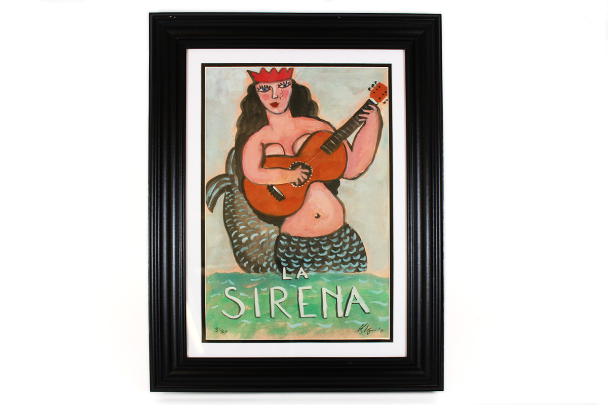 Mike Kleigerman, La Sirena, Framed Print