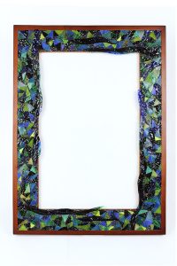Marla Carr, Large Blue Glass Frame